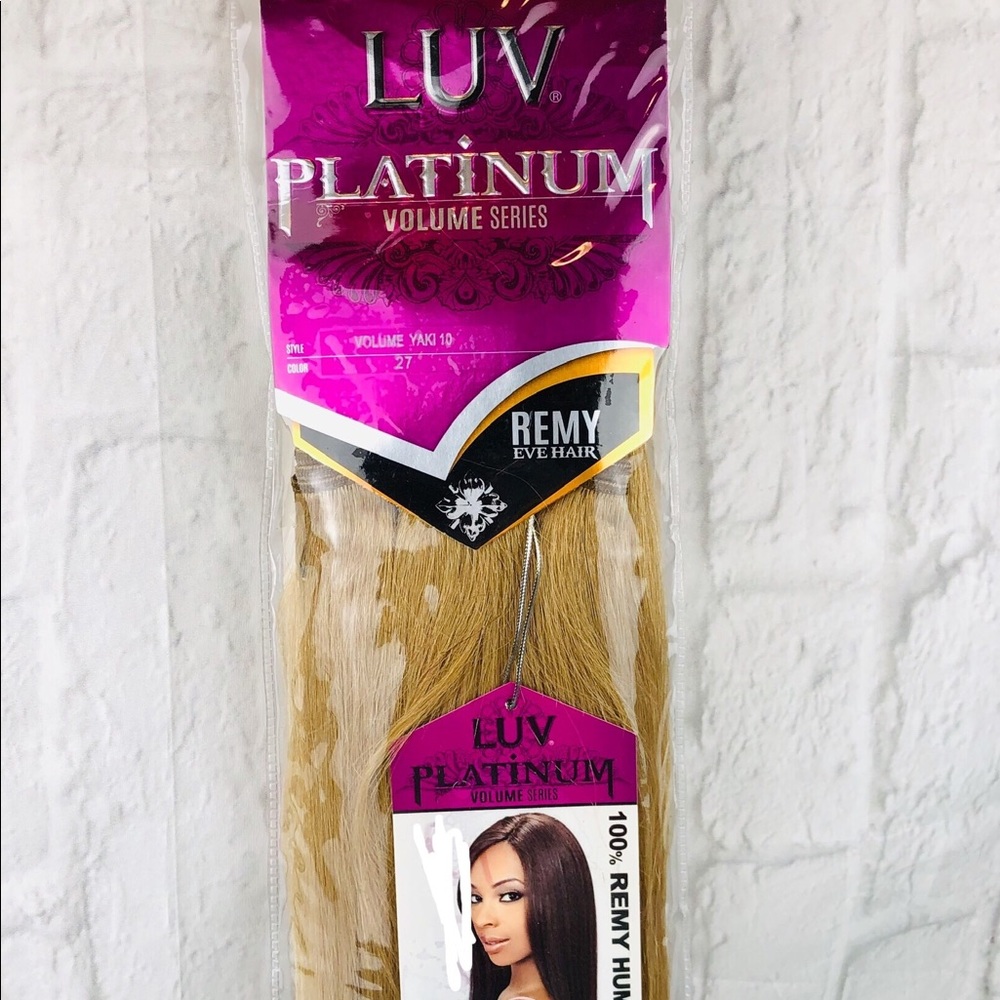 LUV Platinum Volume Series 100% Remy Human Hair